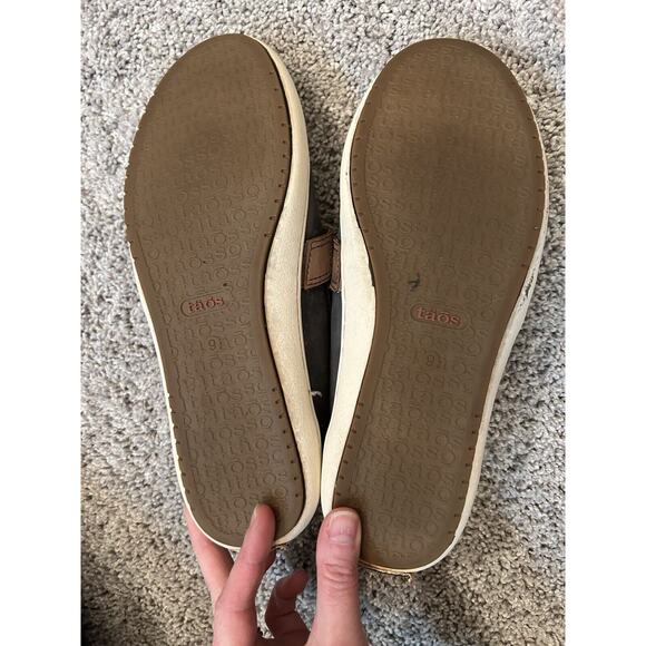 Taos Upward Brown Leather Slip On Comfort Loafer Sneakers Size 9 - Picture 11 of 11